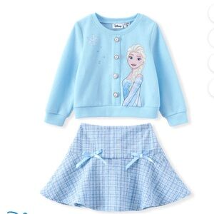 NWT- Disney Frozen Elsa Blue Outfit Set